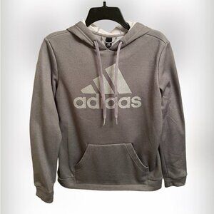 NWOT Adidas Women's Gray Sparkle Pullover Hoodie